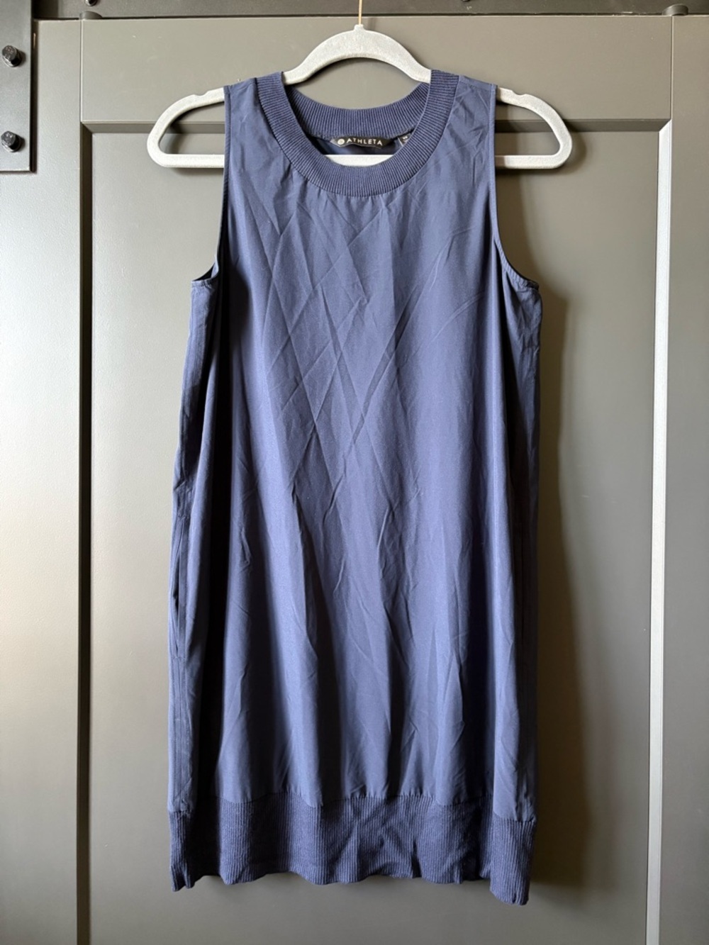 Athleta Pacifica II Deep Navy Sleeveless Tunic